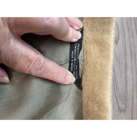 EVAN-PICONE Blazer 100% Camel Hair Men's Tan Sport Coat Vintage Size 44R Career - Picture 7 of 12